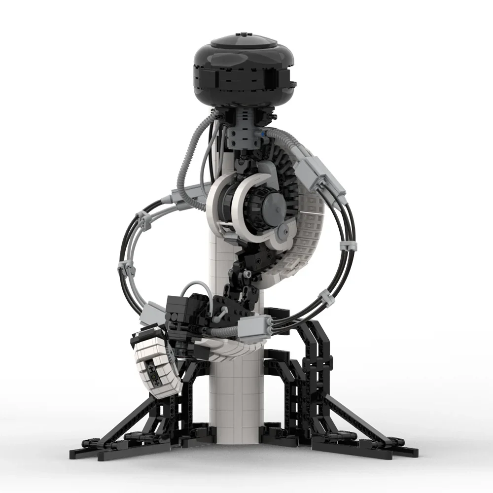 MOC Высокотехнологичные портальные строительные блоки GLaDOS модель portaled Gun