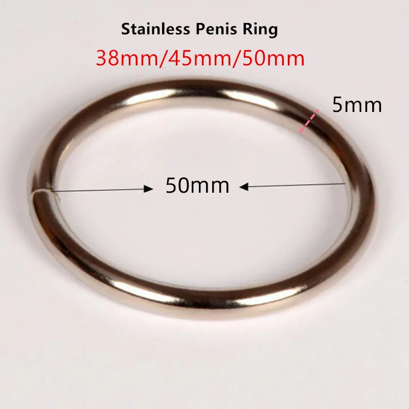Металлическое кольцо для пениса из нержавеющей стали
