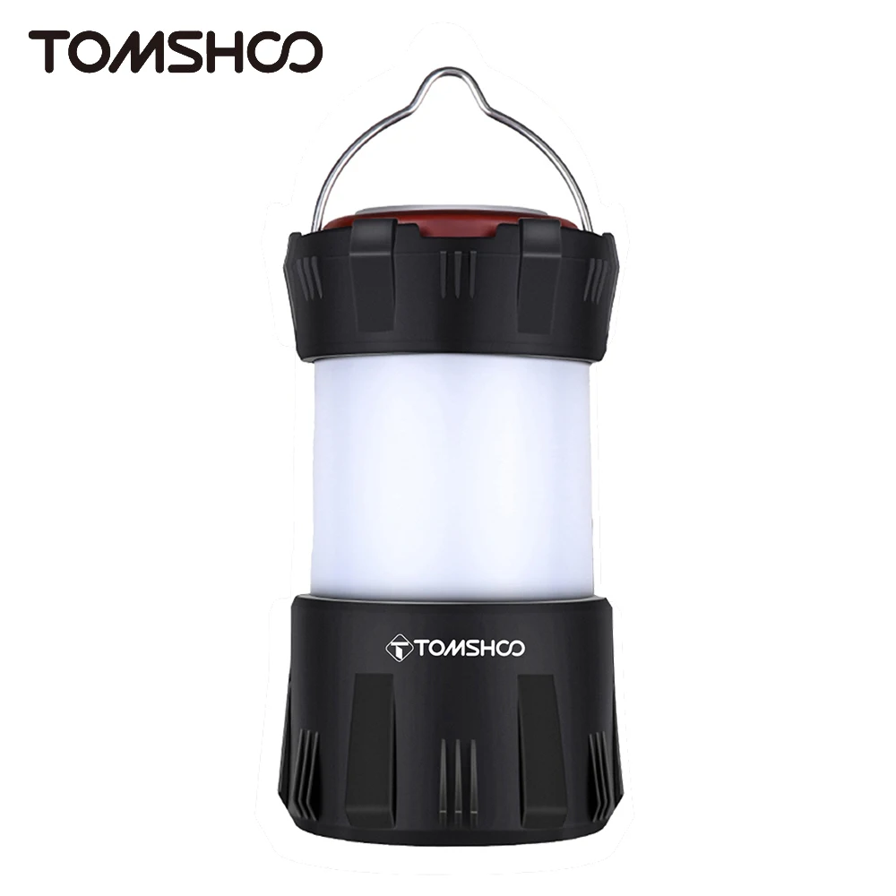 

TOMSHOO LED Camping Lantern Type C Rechargeable Camping Light Waterproof Portable Tent Light Lamp for Outdoor Hiking Emergency