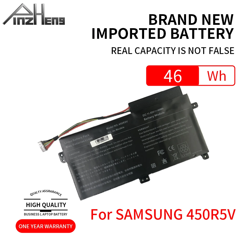 

PINZHENG High Quality AA-PBVN3AB Laptop Battery For Samsung 450R4V 450R5V 370R4E 370R5E 470R5E 510R5E NP370R4E Battery