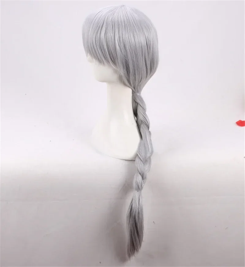 Sophie Hatter длинные косы 80 см серебристо-серый парик движущийся замок Хаула для