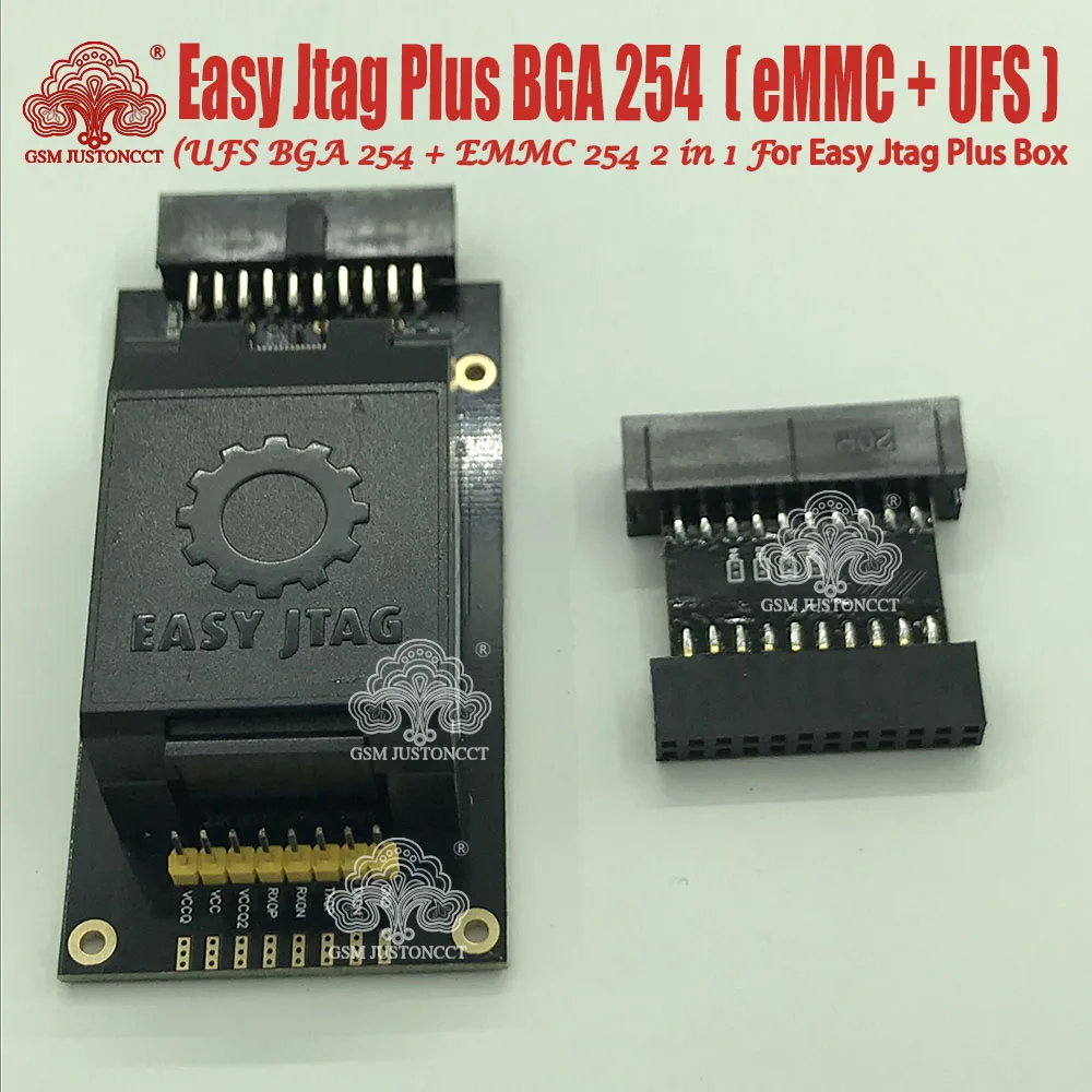 Новинка 2022 оригинальная розетка Easy-Jtag Plus UFS BGA-254 Socket / EMMC 254(EMMC + 2 в 1) адаптер для