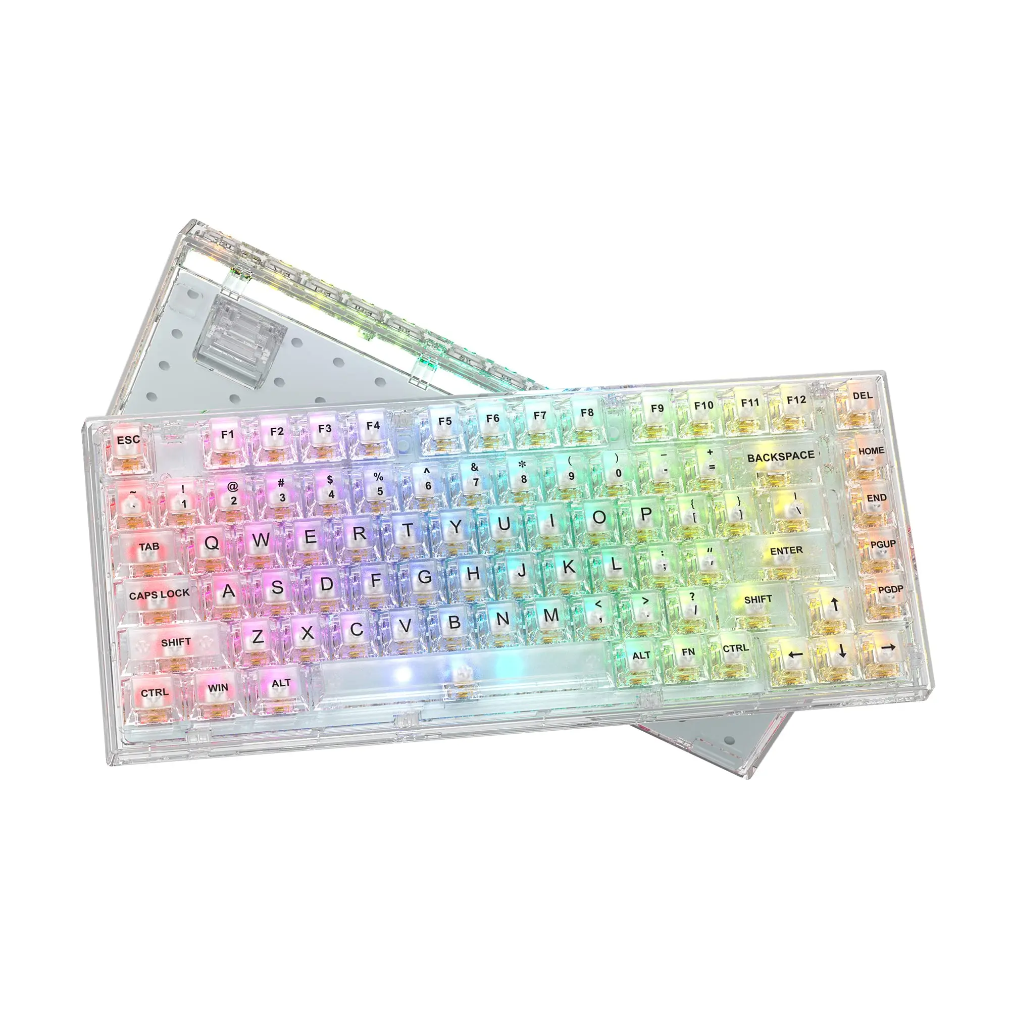 

Клавиатура Womier K75 Механическая с подсветкой, 82 клавиши, RGB
