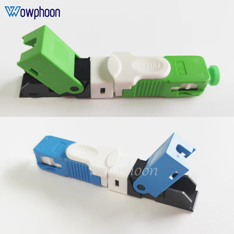 

10/30 PCS FTTH SC Fiber Optic Fast Connector ESC250D SC UPC/APC Singlemode Optical Quick Connector FTTH Tool Cold Connection