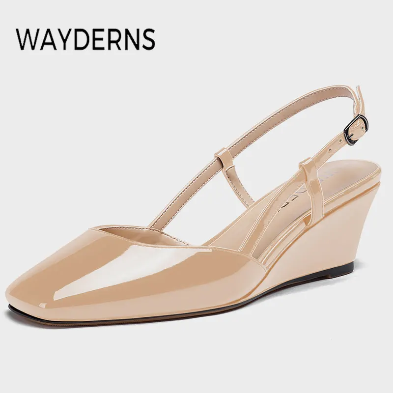 

WAYDERNS 2023 New Arrival Women Sandals Round Toe Women'S Shoes For Summer Fashion Buckles Ladies Casual Footwear Size 35-43