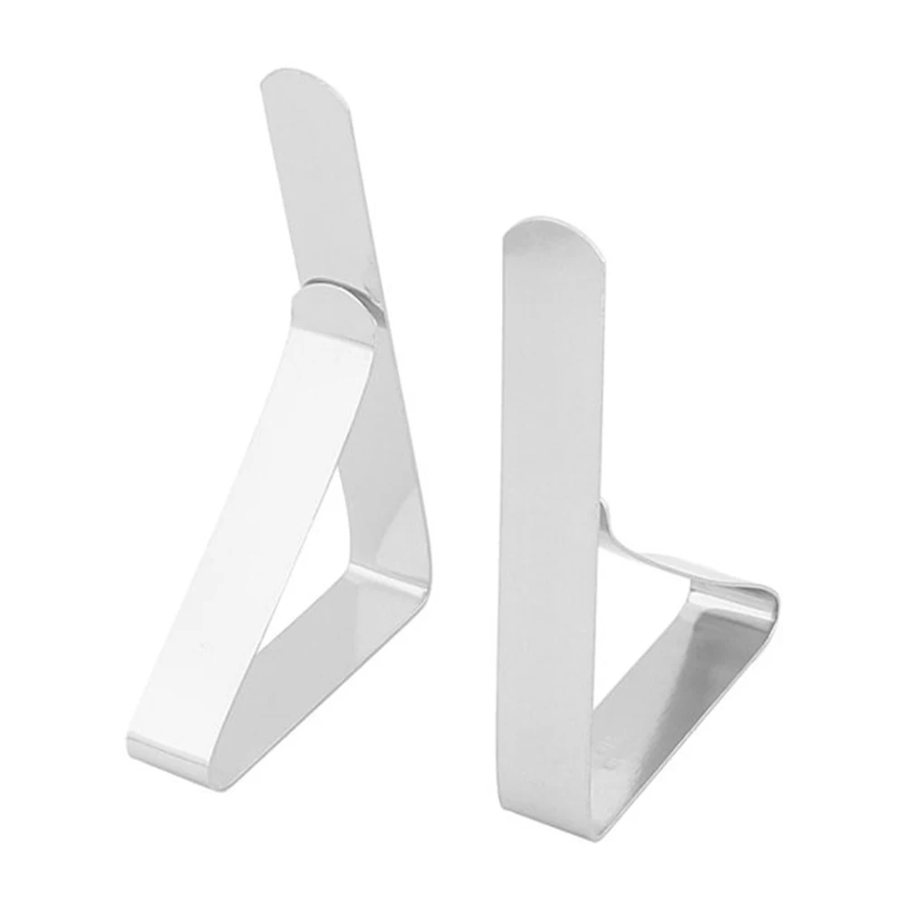 

10pcs For Picnic Tablecloth Clip Wedding Table Cover Clamp Restaurant Indoor Outdoor Stainless Steel Home Party Rustproof
