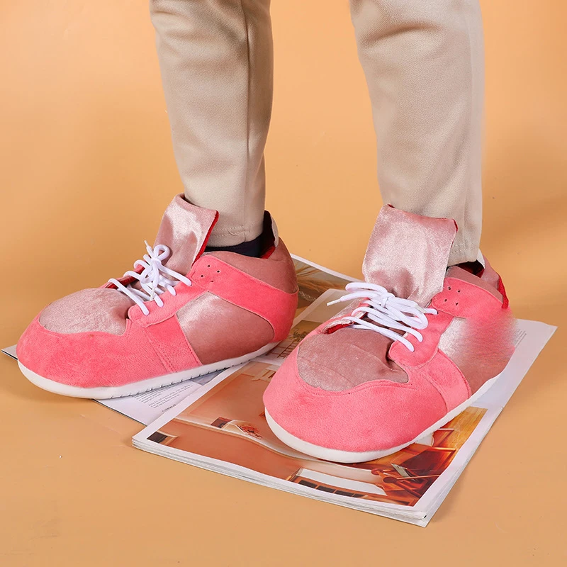 House Floor Cotton Shoes Sneakers Men Woman Winter Warm Slippers Women Cute Home Slippers Unisex One Size EU 35-44 Plush Sliders