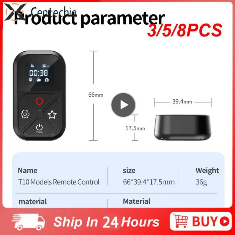 

3/5/8PCS Remote Control Shutter With Screen Display Mini Wireless Intelligent Remote Control Wifi Wireless