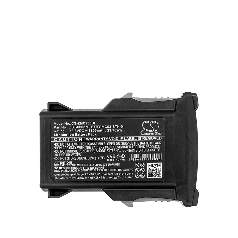 

Applicable Zebra MC93 MC9300 Barcode Scanner Battery BTRY-MC93-FZ-10