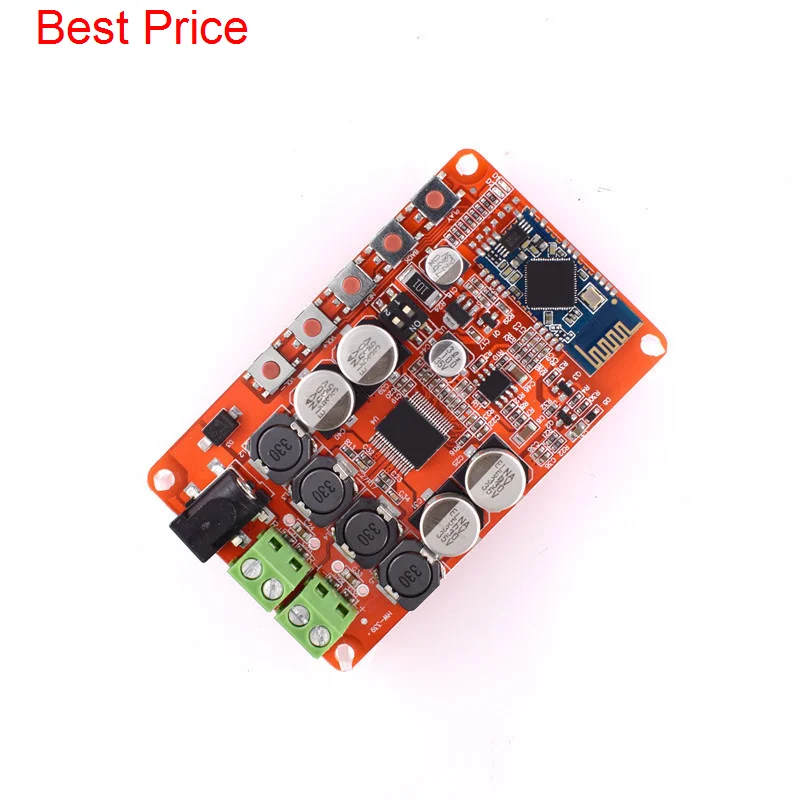 

5Pcs Tda7492p 25w+25w Csp8635 Wireless Bluetooth-compatible Csr4.0 Chip Audio Receiver Digital Amplifier Blue Red Board Module