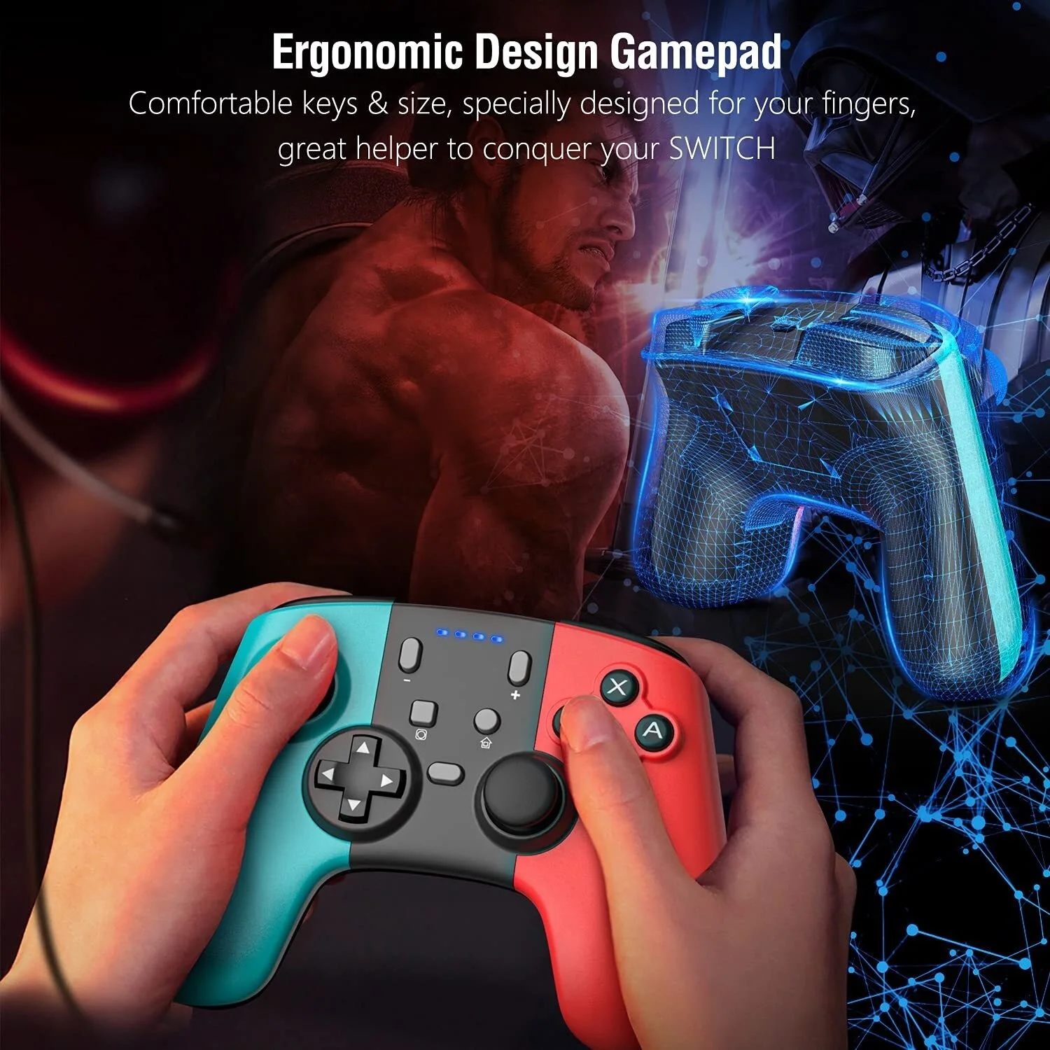 Контроллер для Nintendo Switch/Switch Lite беспроводной Профессиональный контроллер Switch с