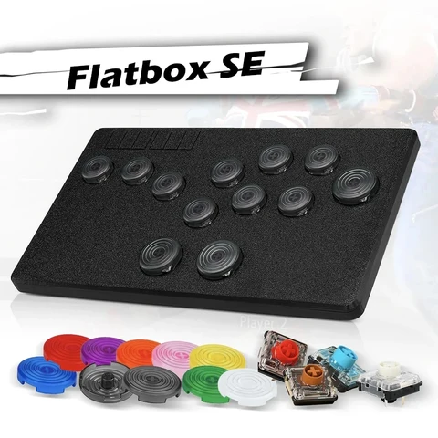 Flatbox Rev5 аркадный контроллер для ПК, мини-контроллер Hitbox для PS4/PS3/Steam/mr/Nintendo Switch