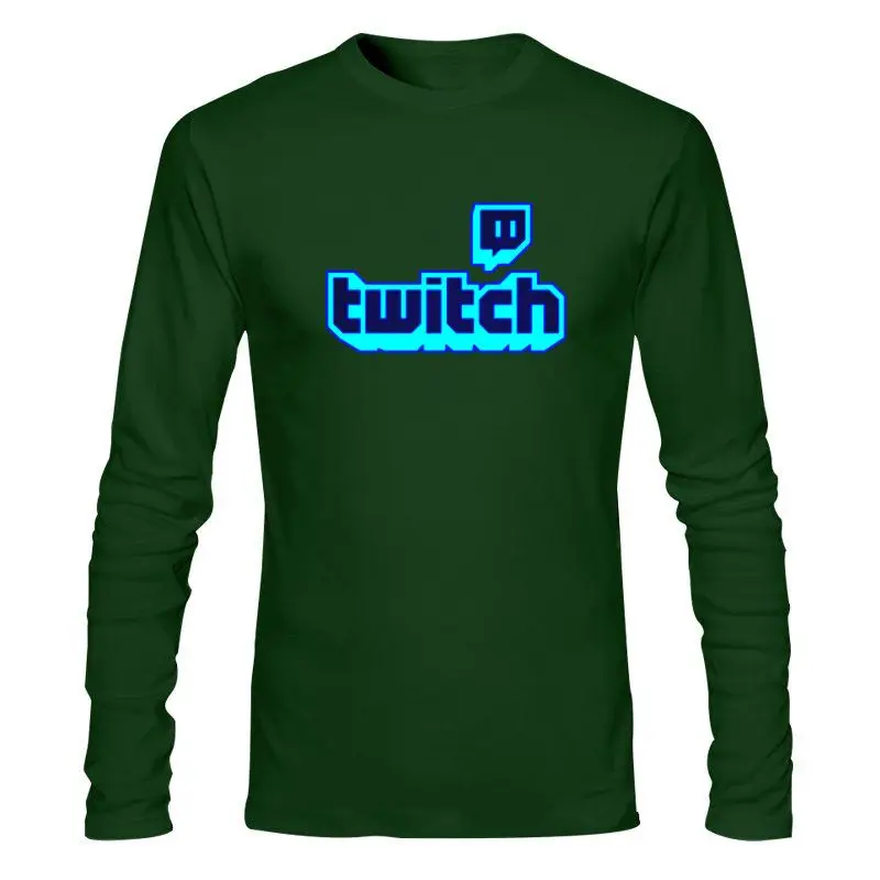 

Man Clothing 100% Cotton Mens Printed Fluorescent Twitch T-Shirt Personalised Gaming Streaming Summer Tshirts Male Short Sleeve