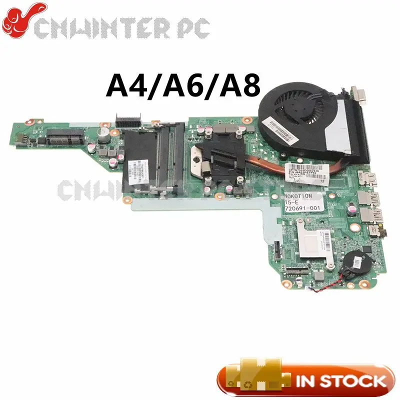 Материнская плата NOKOTION для ноутбука HP Pavilion 15-E 17-E 15 17 DA0R75MB6C0 720691-501 720691-001 с