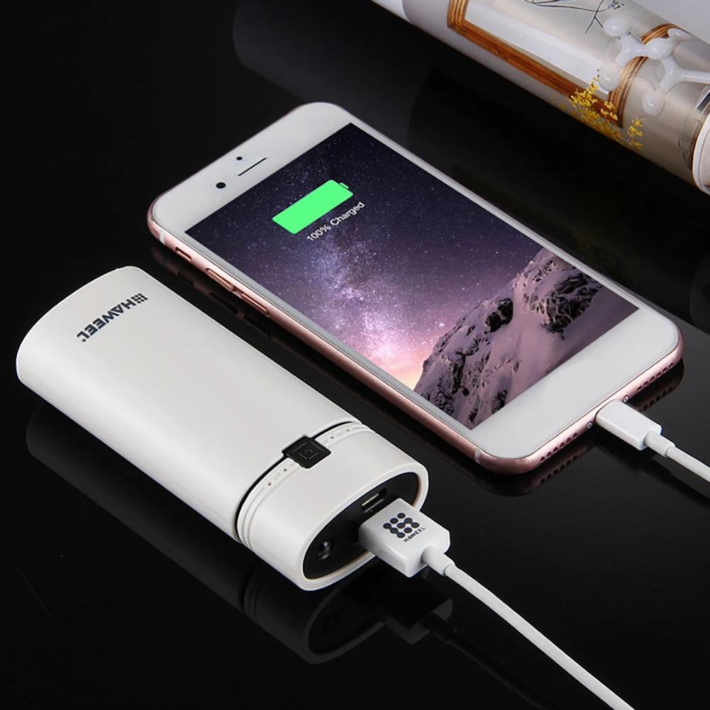 

5 в 2 слота 18650 Аккумуляторная Батарея Стандартная многофункциональная коробка для хранения аккумулятора с фонариком функция Защита от перегрузки по току