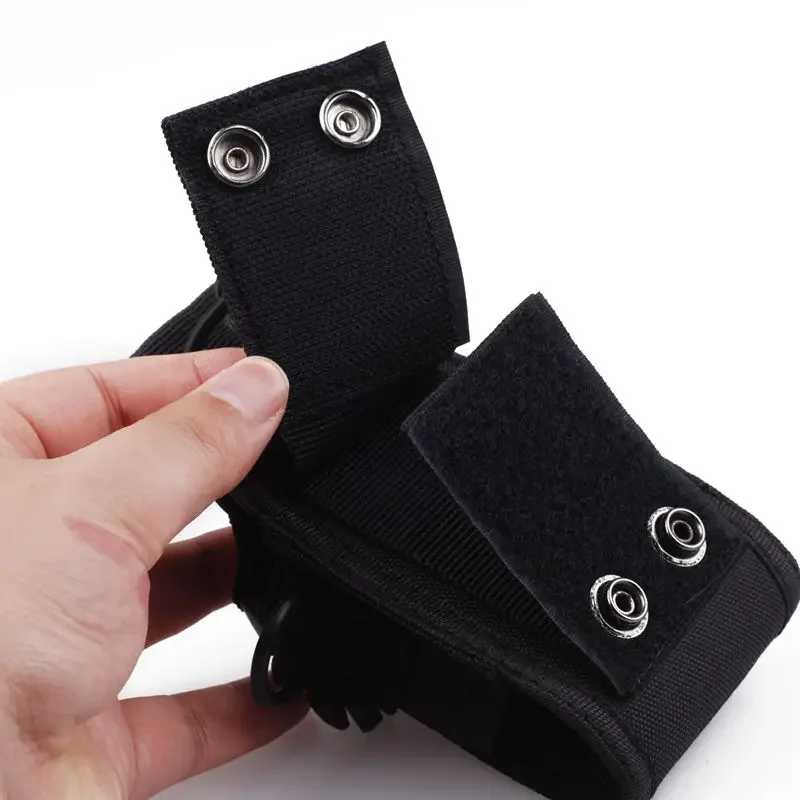 2PCS MSC-20A Walkie-Talkie Universal Nylon Pouch Bag Holster Carry Case for Baofeng Radio UV-5R UV-9R GT-3 UV82 TH-UV8000D MD380
