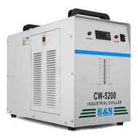 industrial water chiller cooler for cooling co2 glass laser tube under of the laser engraving tool