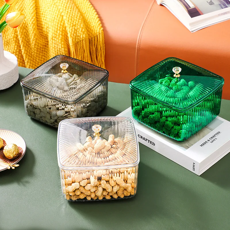 

Desktop Sundries Storage Box Fruit Snacks Storage Box Large Capacity Cosmetics Storage Organizer Box Home Bathroom Accessories