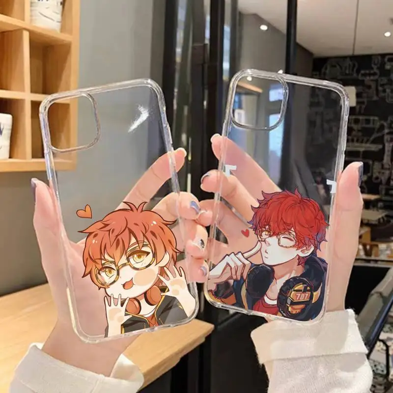 707 Mystic Messenger Phone Case For iPhone 11 12 Mini 13 Pro XS Max X 8 7 6s Plus 5 SE XR Transparent Shell