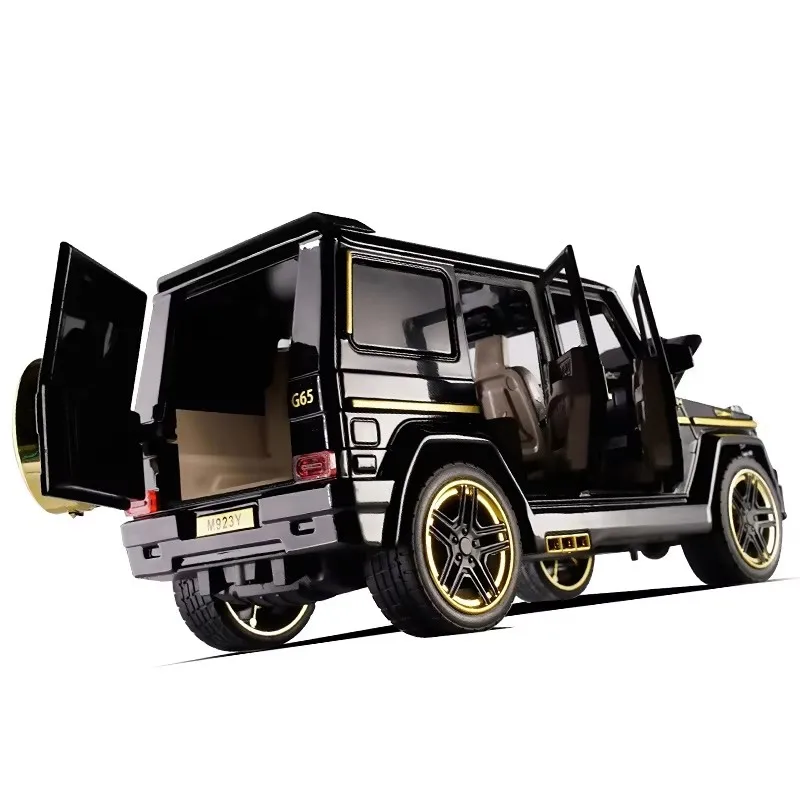 124 литой под давлением BenZ G65 внедорожник, модель внедорожника, коллекция игрушечных транспортных средств из сплава, металлический миниатюрный звуковой свет, автомобиль для мальчиков (art.: 3920ccf56c7fe) - 3920ccf56c7fe