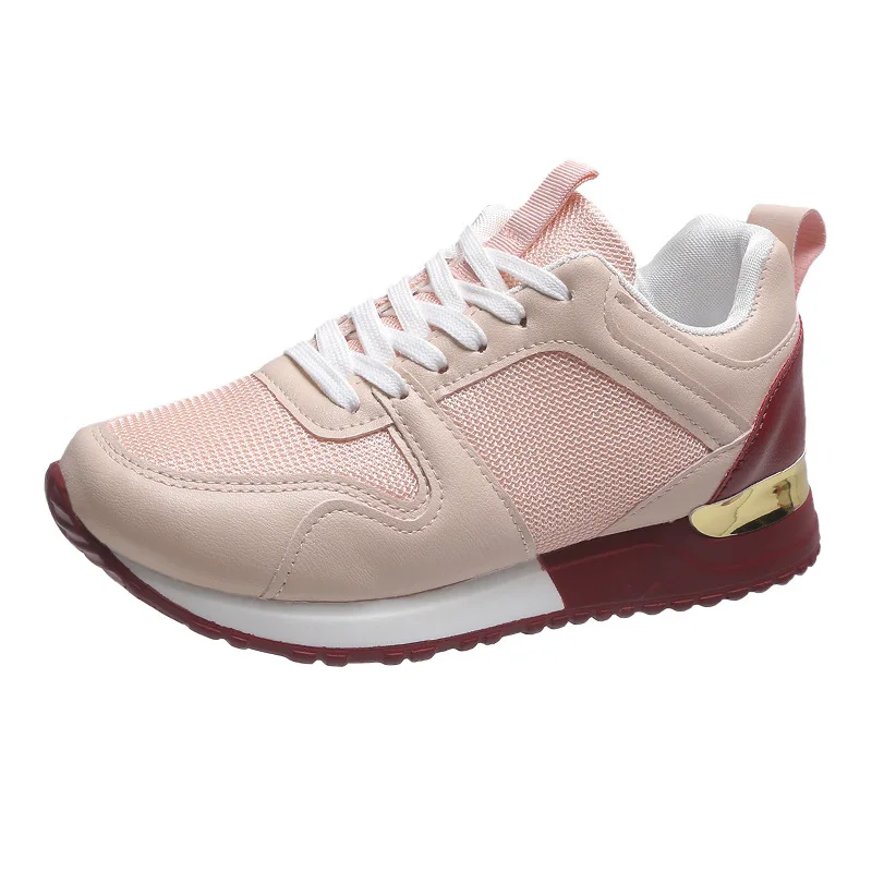

Women Cushion Athletic Running Shoes Lace-up Breathable Jogging Shoes Leisure Outdoor Sneakers Zapatillas De Deporte