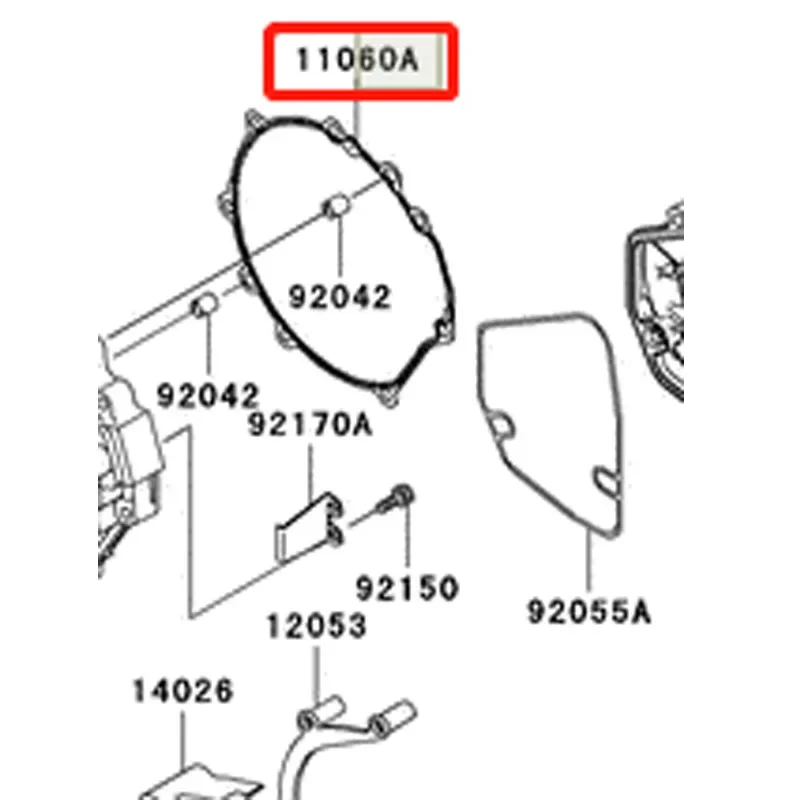 Рисунок 3 - Прокладка коленвала двигателя мотоцикла