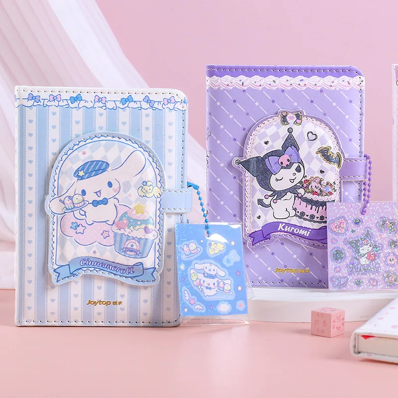 

Kawaii My Melody Cinnamoroll Kuromi магнитная пряжка Книга аниме Sanrioed девушка сердце милый блокнот с подвеской студенческие канцелярские принадлежности
