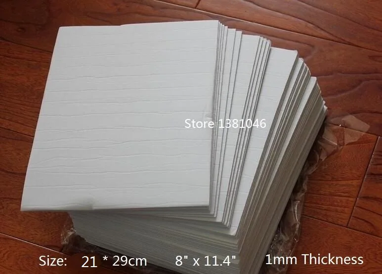 

Tape Cut Size Foam 1mm Adhesive 21*29cm Supply Cardmaking Sided Sponge Double Die Thickness For Sheets