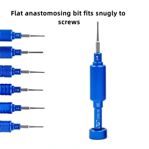 6 в 1 3D набор высокоточных отверток 6 шт./компл. сверхтвердые биты для ремонта мобильных телефонов, разборки, открывающиеся инструменты 0,6/0,8/1,5