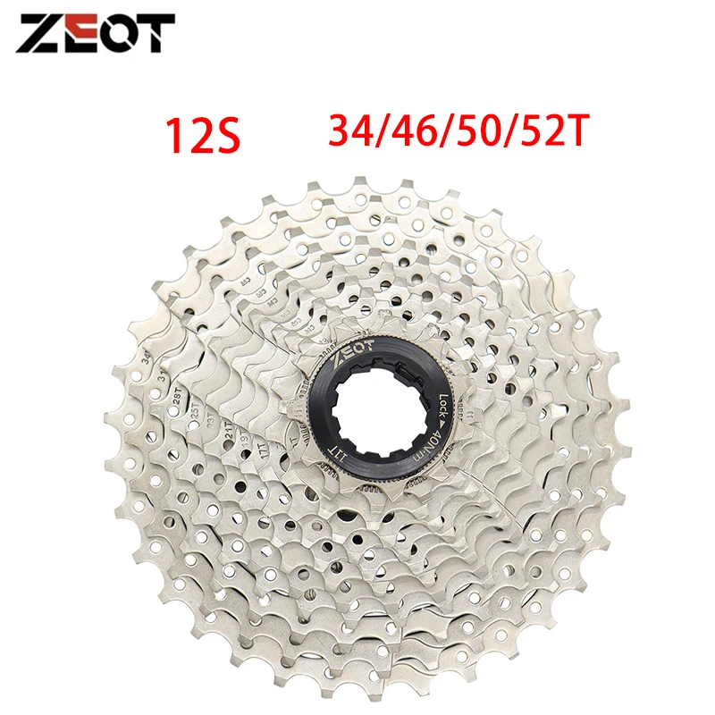 ZEOT 12-скоростная кассета 12S MTB велосипед шоссейный Freewheel 11-46T 50T 52T горный совместим с