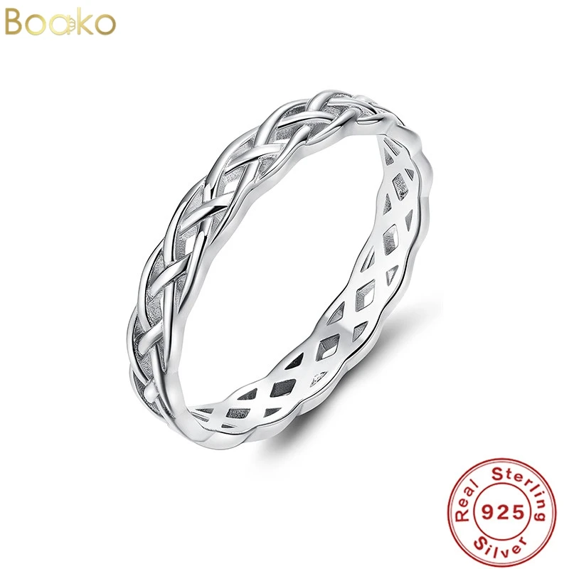 

Женское кольцо из серебра 925 пробы, 4 мм