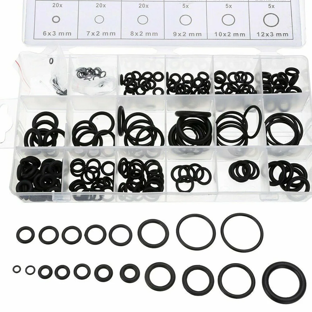 

Rubber O Ring Set Gaskets Seal Nitrile Rubber Bands High Pressure O-Rings Repair Kit Sealing Elastic Band O Rubber Rings Set