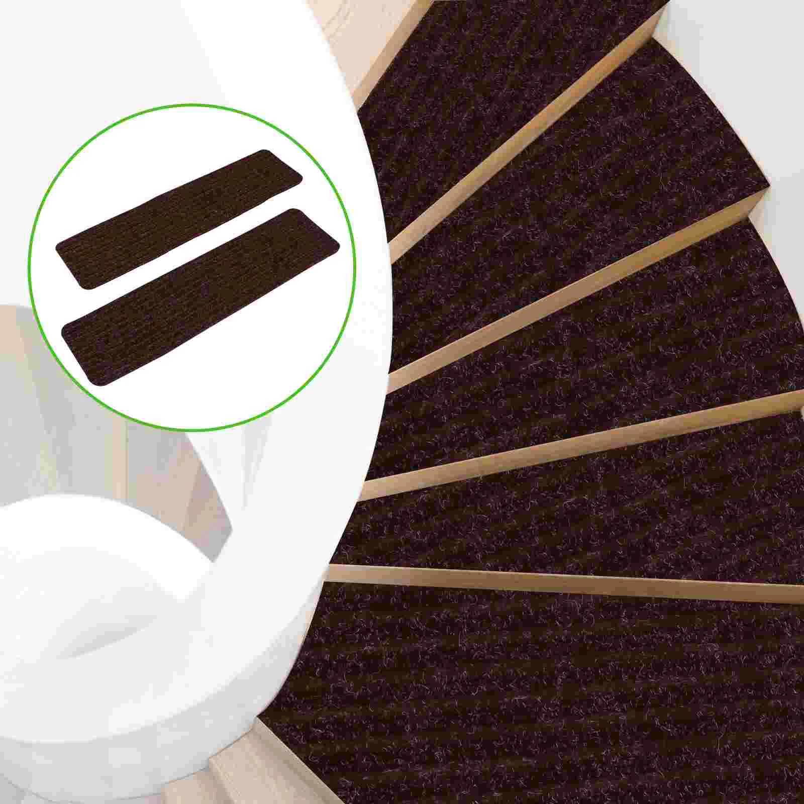 

2pcs Stair Carpet Useful Stair Carpet Stair Mat Non-skid Stair Mat for Room Home Stair