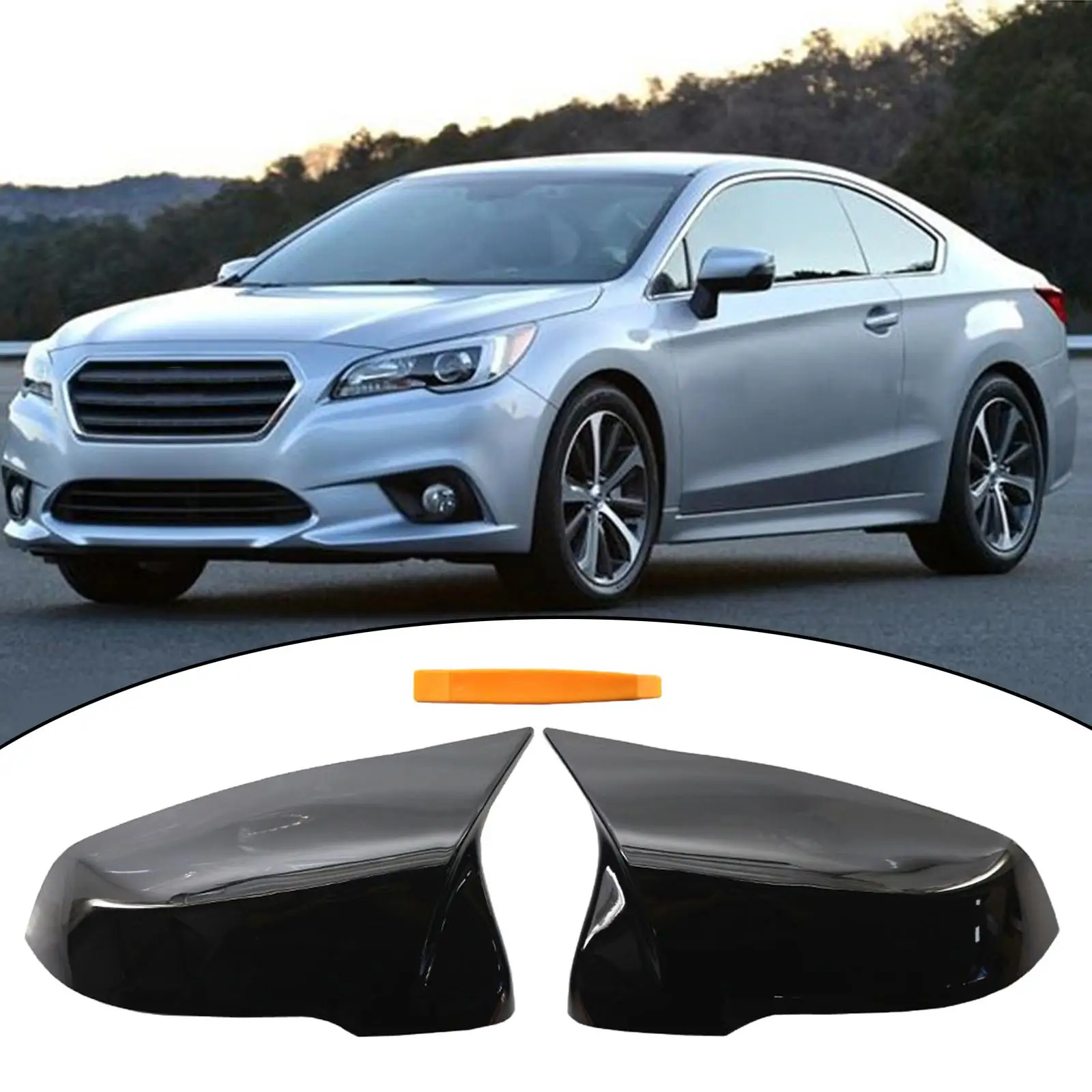 

2Side Mirror Rearview Covers Caps for bmw 2016-2019