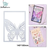 inlovearts butterfly frame metal cutting dies stencils for diy scrapbooking decorative embossing handcraft die cutting template