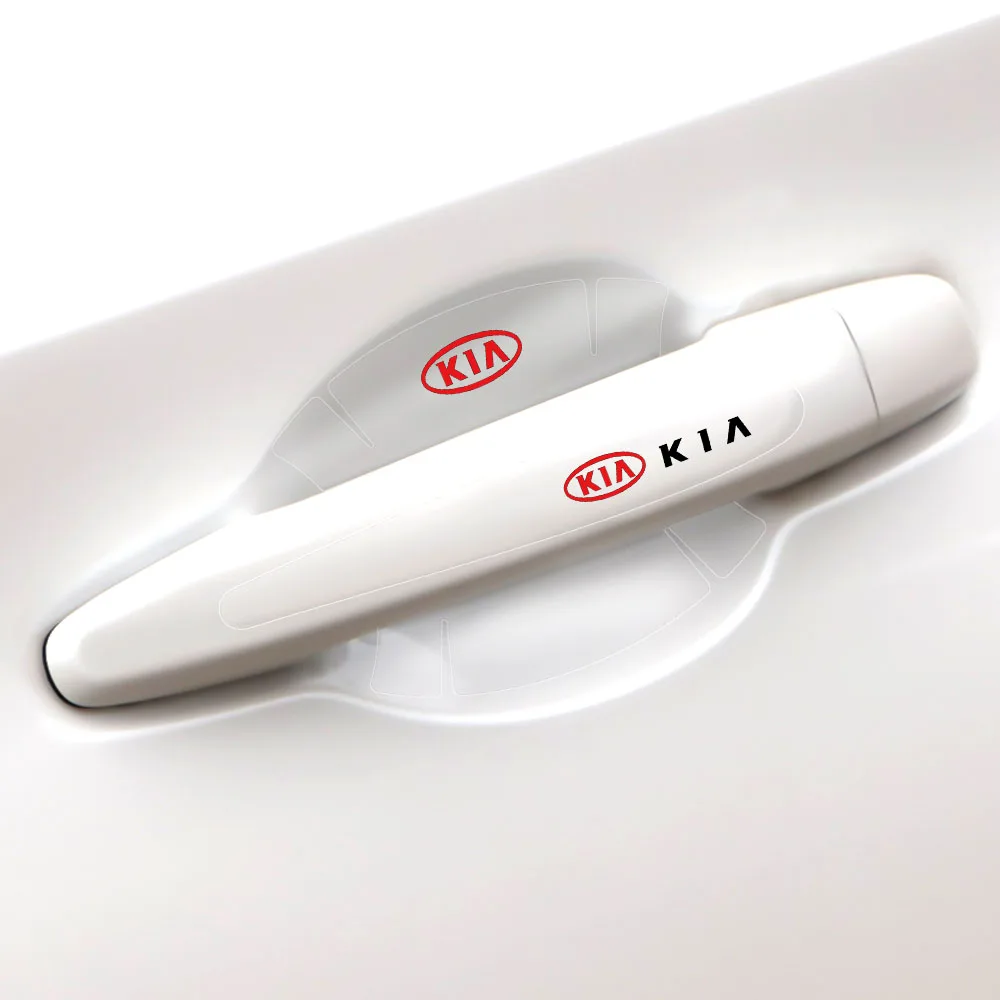 

8pcs Transparent Car Door Handle Cup Protector Stickers Protection Film For Kia Sportage 4 Rio 3 Picanto K5 Ceed JD Soul Niro
