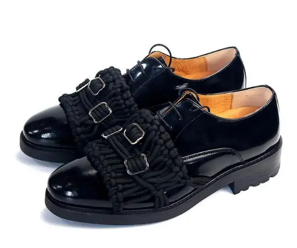 

Wholesale Novelty Black Men Shoes Genuine leather Casual Shoes Men's Shoes High-end Lace up Shoes for men