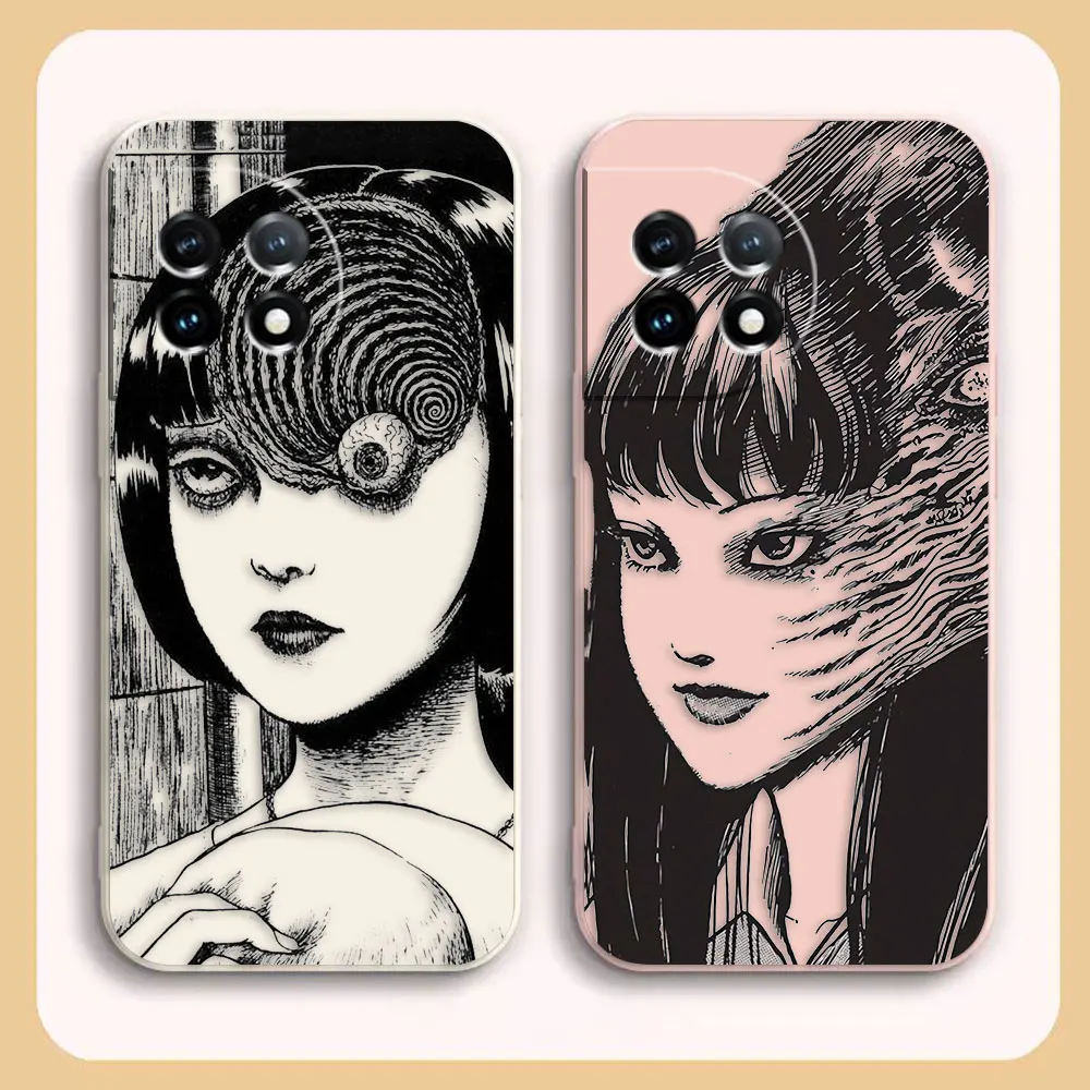 Phone Case For Oneplus 11 10 9 9R 9RT 8 8T 7 7T 5 5T 6 ACE 2 2V NORD Pro Liquid Case Cover Funda Cqoue Shell Anime Horror Comics