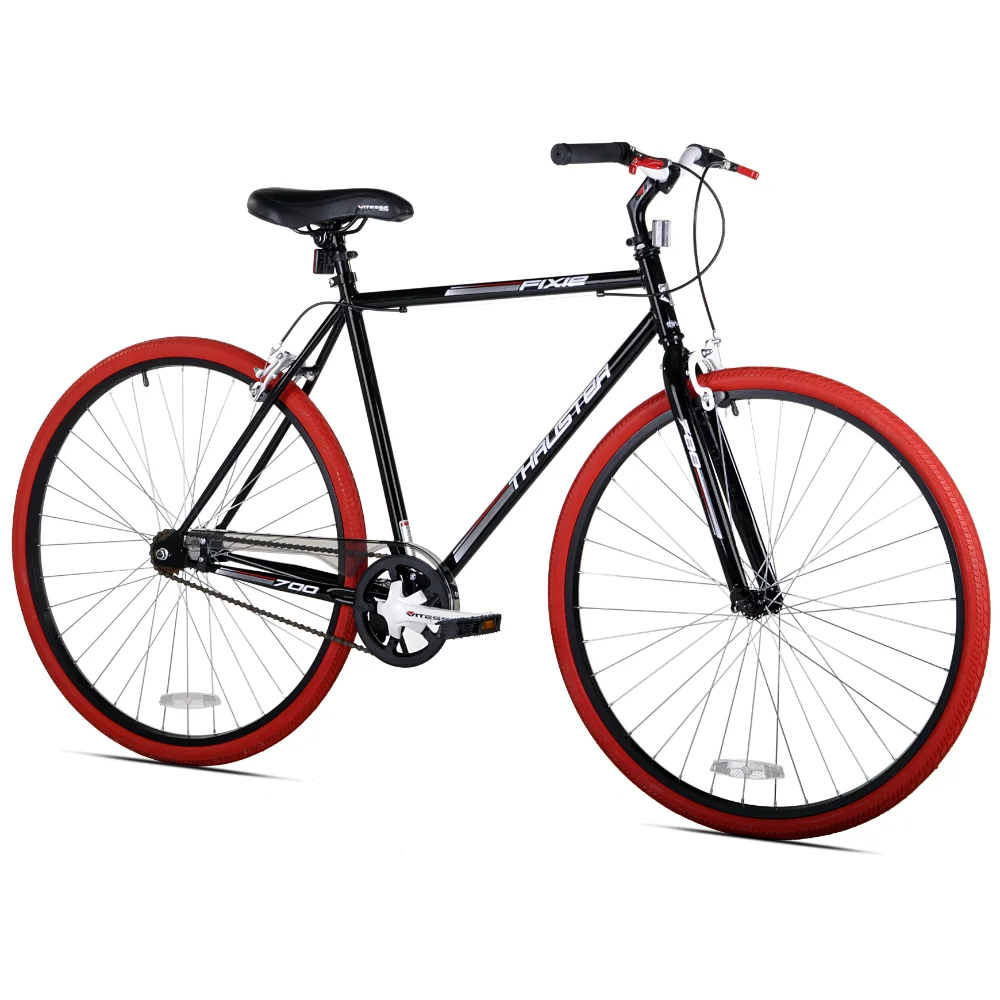 

Kent 700c Thruster Fixie Men's Bike, Black/Red bike bike 26