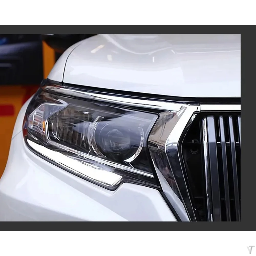 Передняя лампа AKD для фары Toyota Prado 2017-2021 динамический сигнал поворота фонарь LC200 DRL