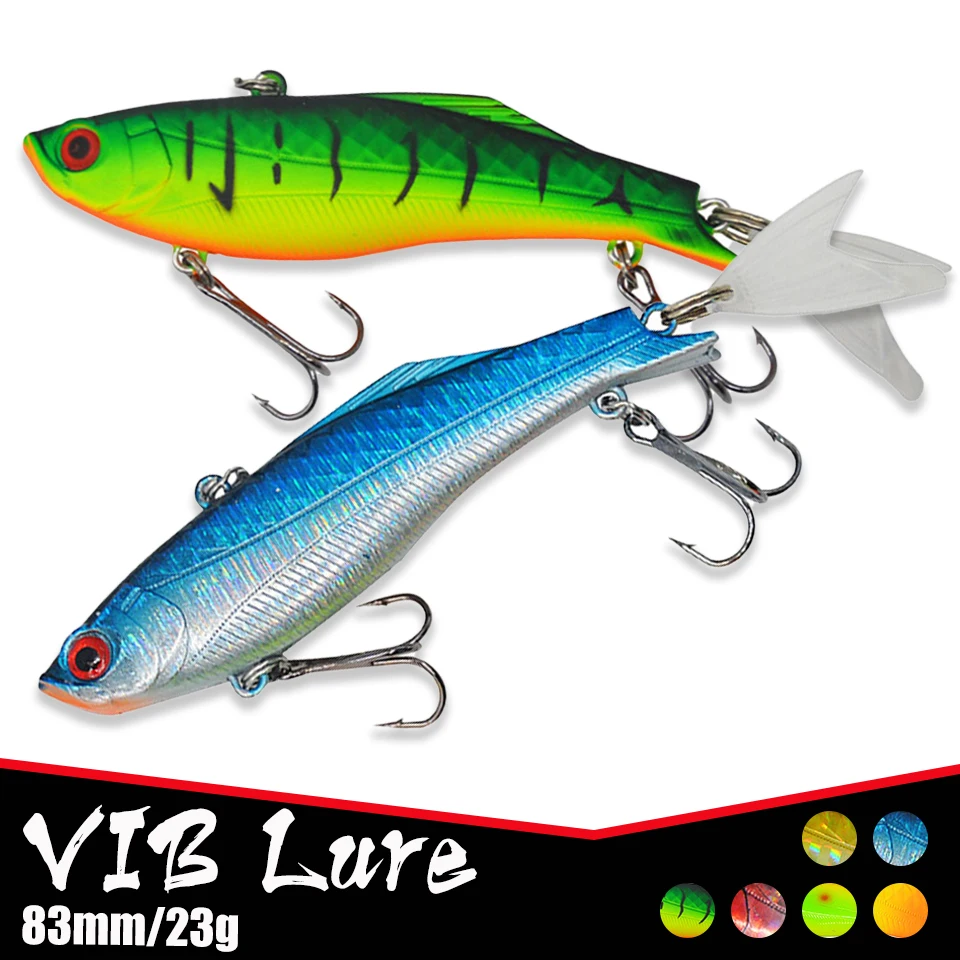 

1 шт., Вибрирующая искусственная рыболовная приманка 83 мм/23 г