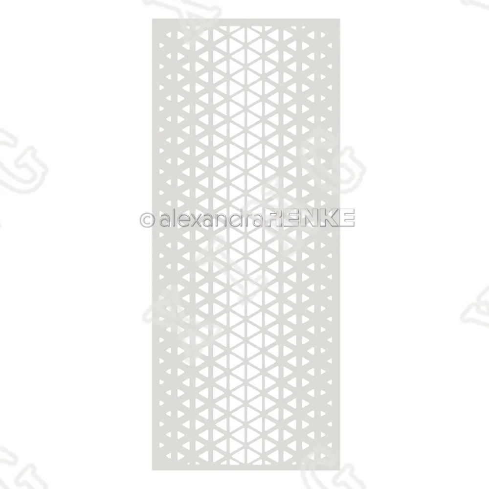 

2022 New Hot Sale Triangle Pattern Diy Layering Stencil Painting Scrapbook Coloring Embossing Mold Album Craft Decorate Template