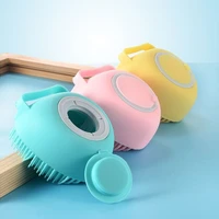 bath brush hook soft silicone baby showers cleaning mud dirt remover massage back scrub showers bubble non toxic pet brushes