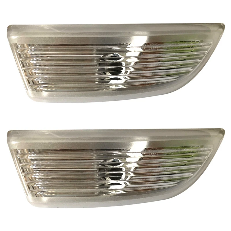 

2X Left Side Wing Mirror Door Indicator Lens Turn Signal Light Cover For Ford Everest Ranger 2012-2018 (Without Bulbs)