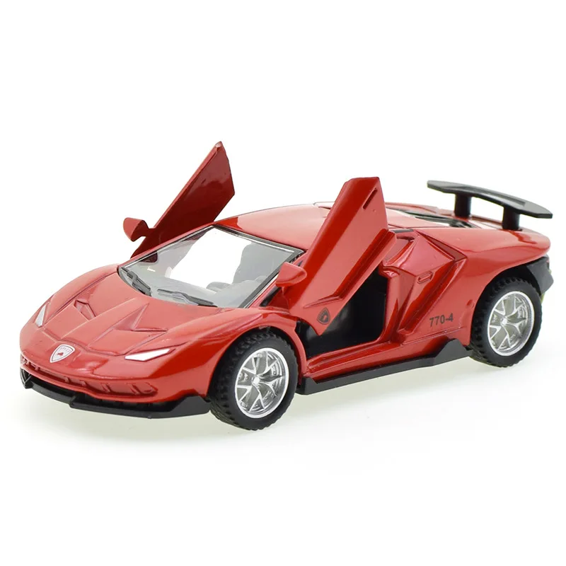 Детская мини-модель автомобиля из сплава имитация с открывающейся дверью