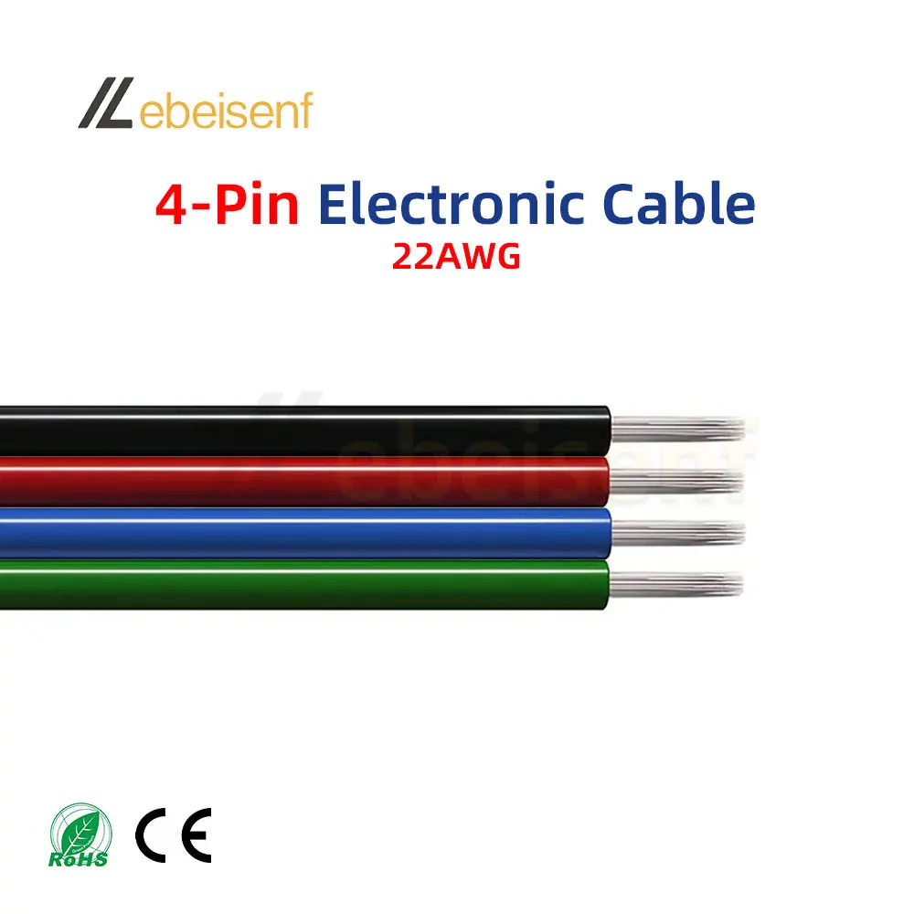 

Провод для светодиодных лент 22 AWG медный 5/10 м 2/3/4/5/6 Pin