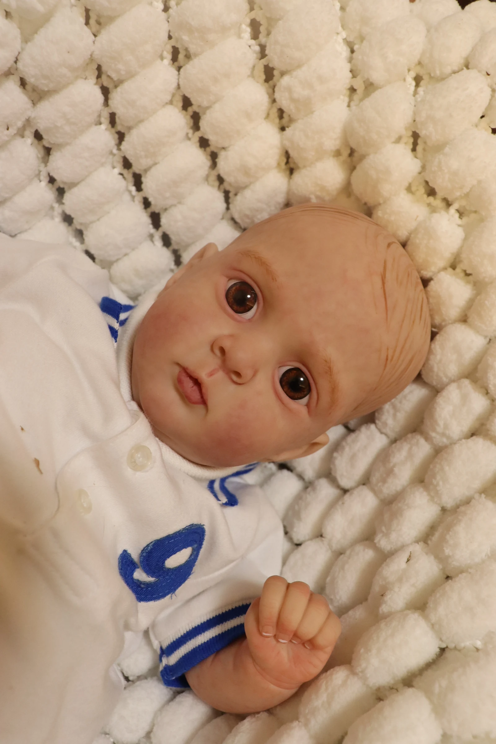 

FBBD Artist Painted 20‘’ Reborn Baby Jocy Limited Rare Edition Already Finished Doll Lifelike Soft Touch With Great Details Doll