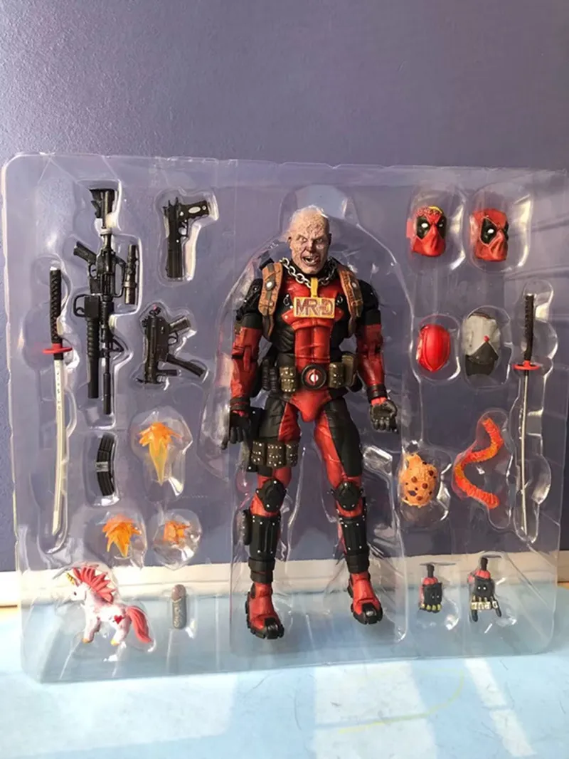 

NECA Marvel Мстители X-Men Дэдпул супер герой ПВХ экшн-фигурка Коллекционная модель игрушка 18 см
