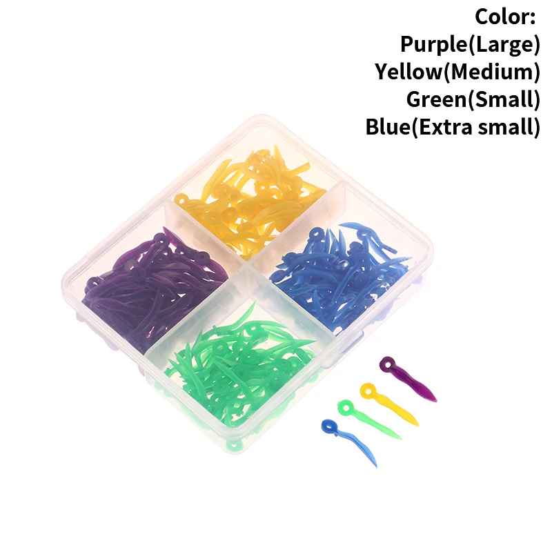 

200 шт./коробка, одноразовые пластиковые аксессуары для ухода за полостью рта