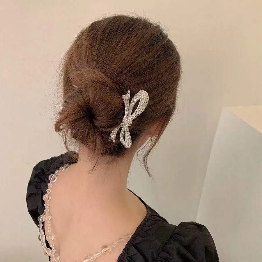 Винтажная U-образная шпилька для волос женщин девушек невест бант инструменты